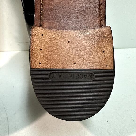RESOLED Crockett & Jones x Brooks Brothers Derby Cap Toe Black Calf England 9.5 main image 9